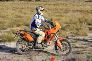 Guy on his KTM